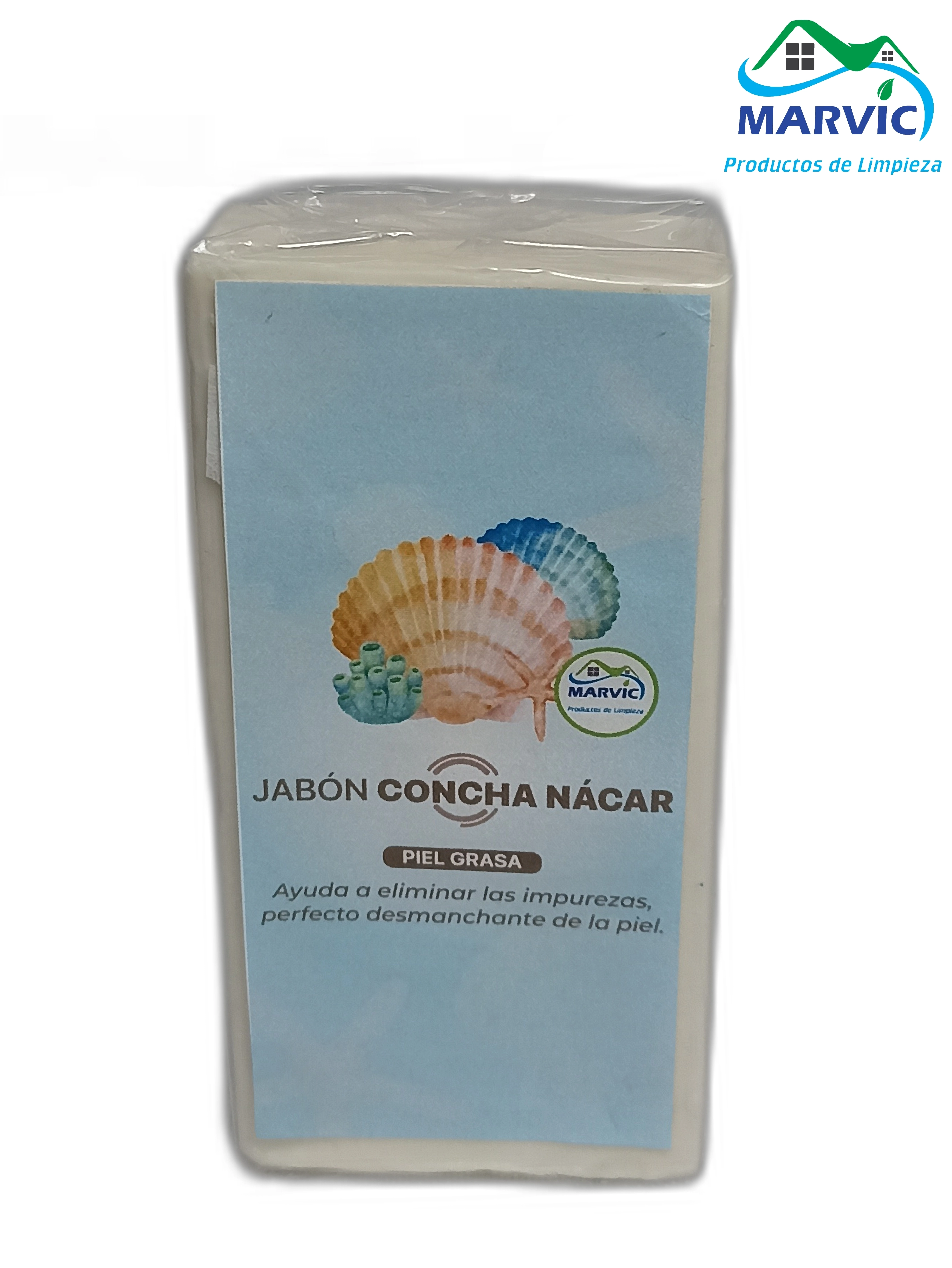 Marvic - Jabón artesanal de concha nácar